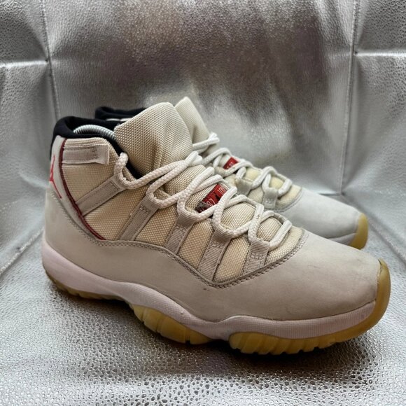 jordan 11 retro platinum tint men's shoe